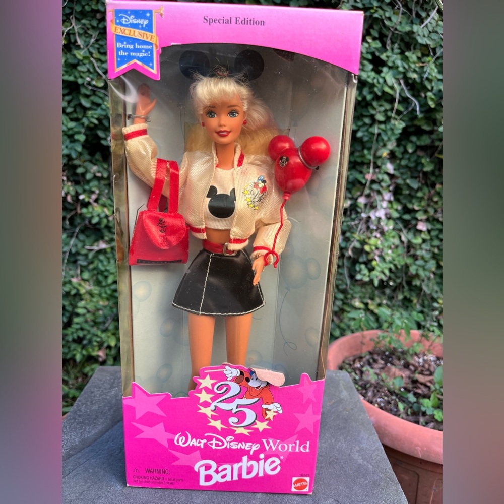 1996 Walt Disney World 25th Anniversary Special Edition Barbie Doll.